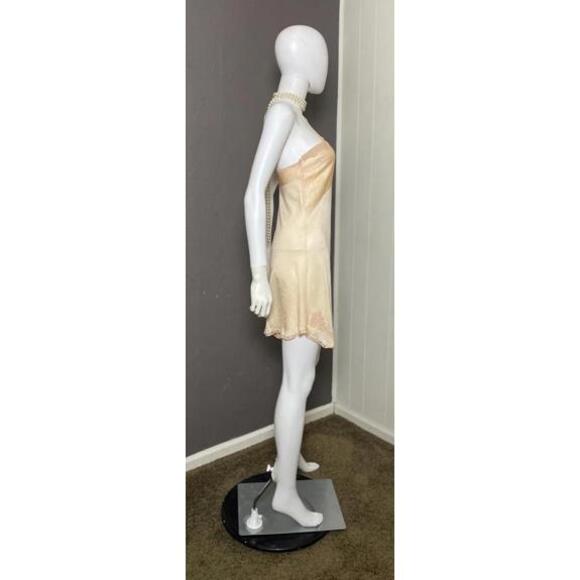 1930's Satin + Lace Romper Antique Lingerie size Small - Picture 3 of 10